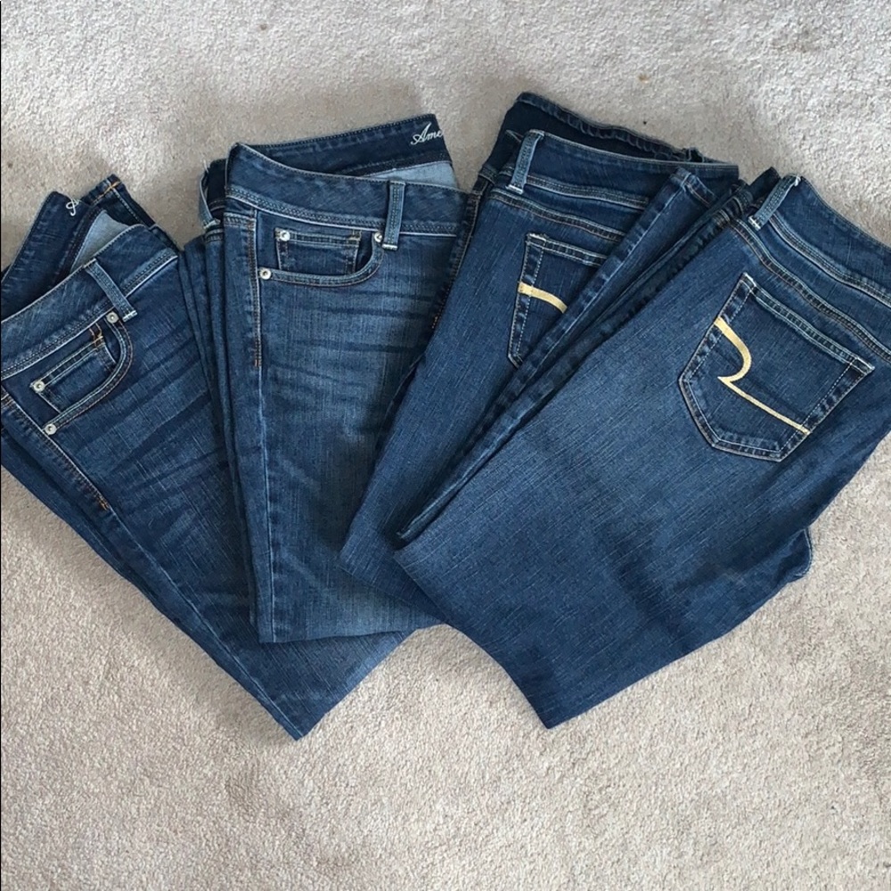 American Eagle Jeans: Slim boot stretchy